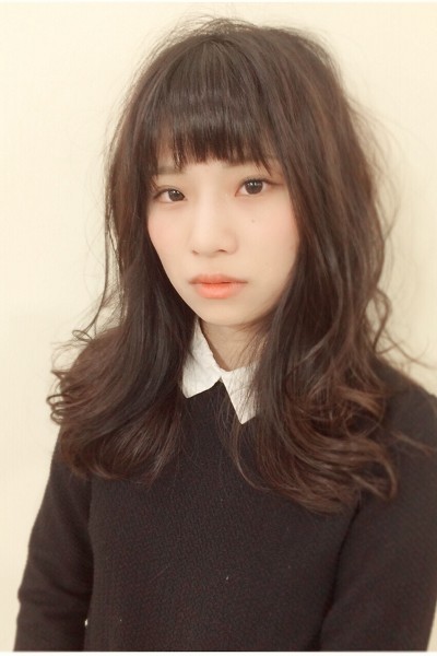 黒髪エフォートレスロング ヘアスタイル 美容院 美容室 モリオフロムロンドン 原宿本店 大宮 池袋 成増