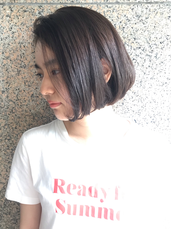 横顔美人 ミニボブ ヘアスタイル 美容院 美容室 モリオフロムロンドン 原宿本店 大宮 池袋 成増