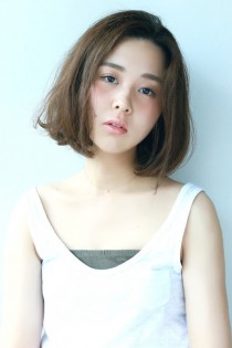 透明感マーメードアッシュ×ショートボブ