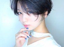 2018年夏秋人気透け感マッシュショート