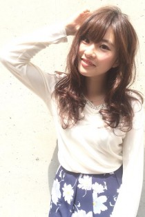愛されふわロング　イノセントカラー　アッシュ