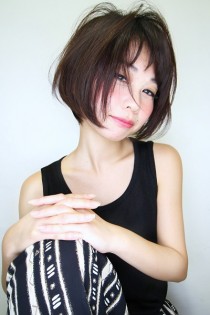 夏人気大人可愛い流行り長めショート