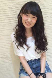 ワイドバング×波ウェーブロング
