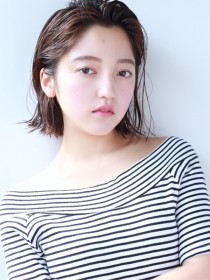 【morio成増】大人かわいい 夏ショート ヌーディーカラー ボブ