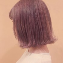 外ハネラベンダーカラー