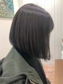 ボブ×チャコールグレー