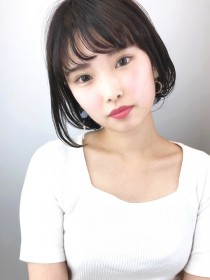 【morio原宿/成増】大人かわいい 小顔 黒髪ショートボブ