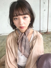 髪質改善　ミニボブ