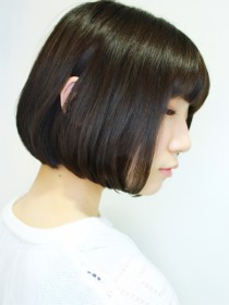 【morio池袋】ハンドドライでまとまる前下がりショートボブ