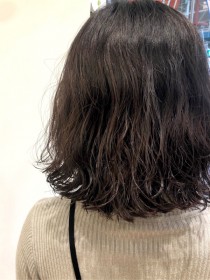 ボブ×ニュアンスパーマ