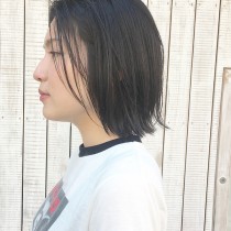 黒髪ボブ
