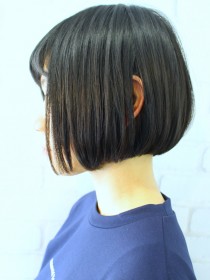 大人ワンレン小顔フレンチボブ似合わせカット