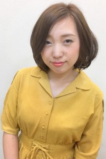 フェミニンショートボブ
