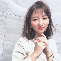 アシメシースルーバング×エアリーボブ