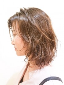 ラフカール×伸ばしかけミディアム