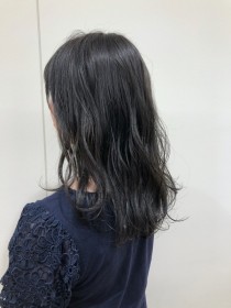 ブリーチ無し透明感たっぷりグレージュ