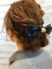 編み込みアレンジ