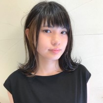 外ハネセミディ＆インナーカラー★