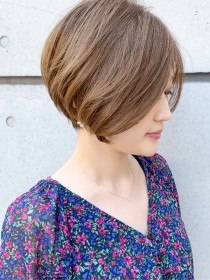 大人丸みボブ