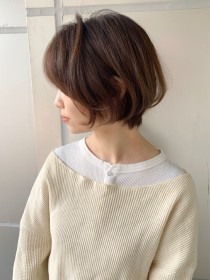 大人可愛いふんわりナチュラルショート