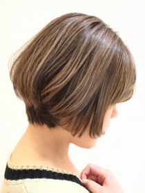 ハイライト×ショートボブ