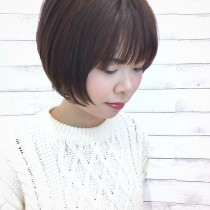 spring×ショートボブ