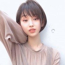くびれ丸みショートボブ