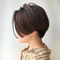 黒髪ハンサムショート