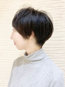 大人かわいいショートで楽ちんに◎