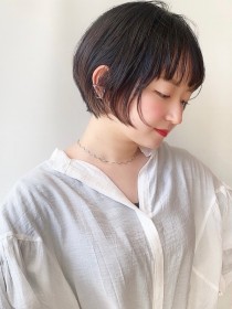 小顔ショート　20代　