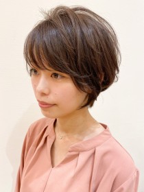 大人可愛いひし形ショート