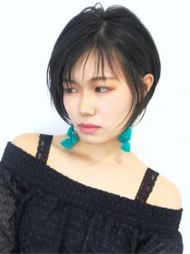 愛され小顔ワンサイドショート