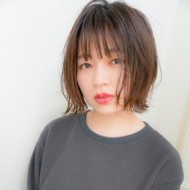 ツヤ感☆外ハネボブ