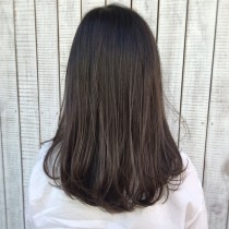 ブリーチ無し透明感たっぷりグレージュ